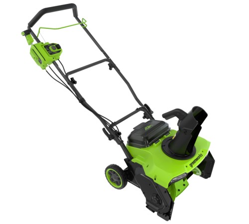 Снегоуборщик аккумуляторный Greenworks 40V GD40STX2 б/щет (1хАКБ 8Ач и ЗУ) 51см