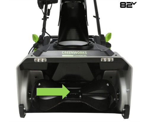 Снегоуборщик аккумуляторный Greenworks 82V 82SN22 б/щет (1хАКБ 8Ач и ЗУ) 56см