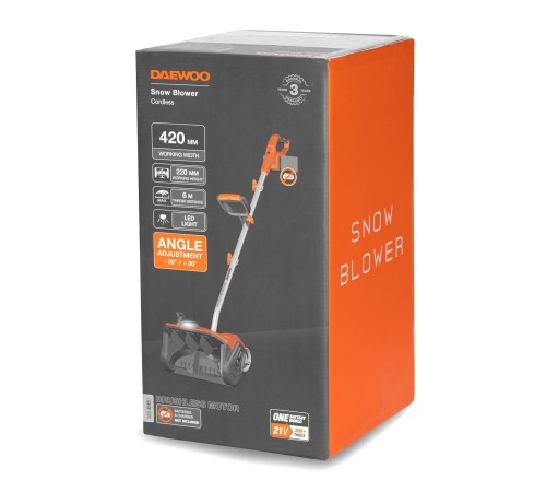 Снегоуборщик аккумуляторный Daewoo Power DAST 4242Li (Без АКБ и ЗУ)
