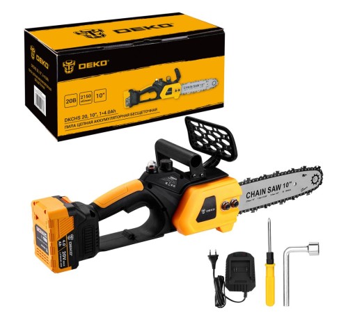 Пила аккумуляторная Deko DKCHS 20 (АКБ и ЗУ)