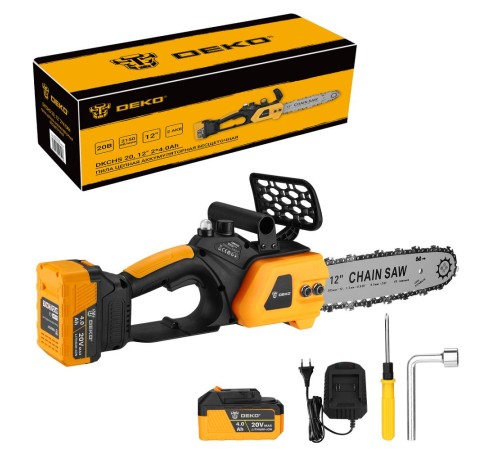 Пила аккумуляторная Deko DKCHS 20 (2хАКБ и ЗУ)