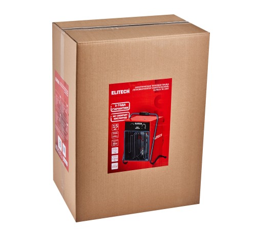 Тепловая пушка электрическая ELITECH ТВ 15ЕТ