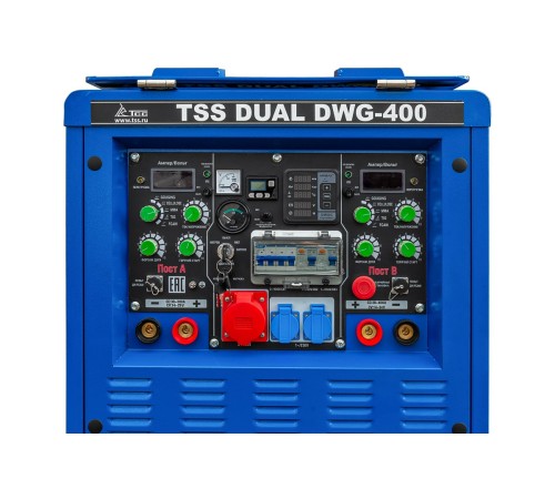 Генератор двухпостовой дизельный сварочный TSS DUAL DWG-400