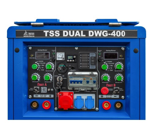 Генератор двухпостовой дизельный сварочный TSS DUAL DWG-400