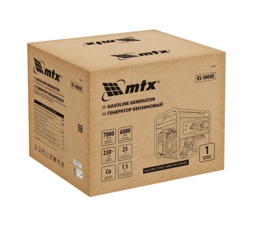 Генератор бензиновый MTX RS-9000E