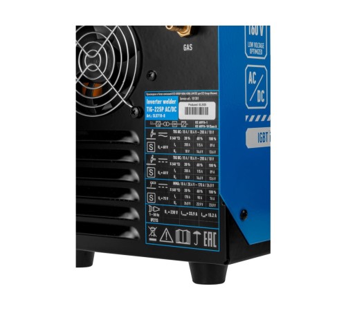 Сварочный аппарат Solaris TIG-225P AC/DC