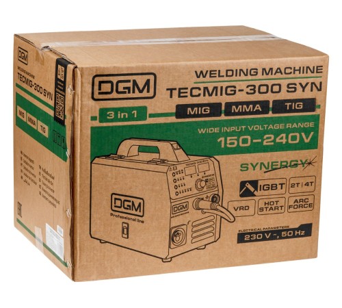 Сварочный полуавтомат DGM TECMIG-300 SYN