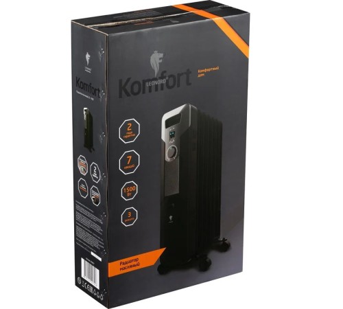 Масляный радиатор Leonord LE-1907