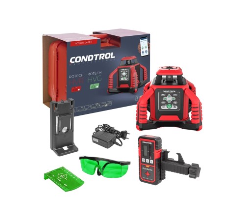 Лазерный ротационный нивелир CONDTROL Rotech HVG 400 метров