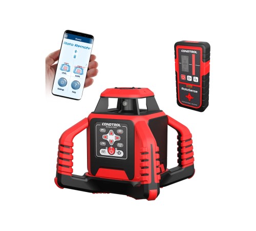Лазерный ротационнный нивелир CONDTROL Rotech HVR 400 метров