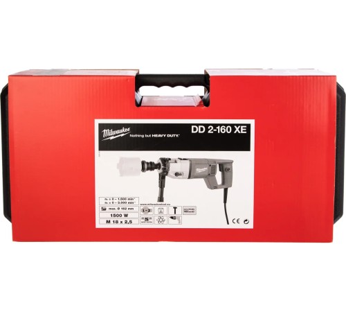 Дрель для сухого алмазного сверления  Milwaukee DD 2-160 XE
