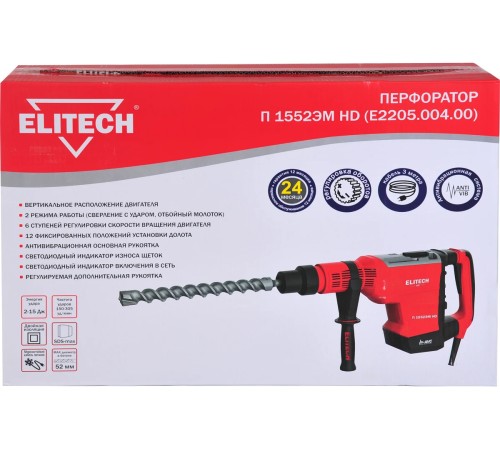 Перфоратор ELITECH П 1552ЭМ HD