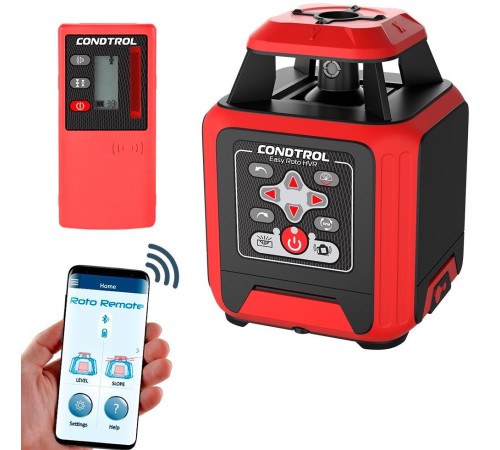 Лазерный ротационный нивелир CONDTROL Easy Roto HVR 400 метров