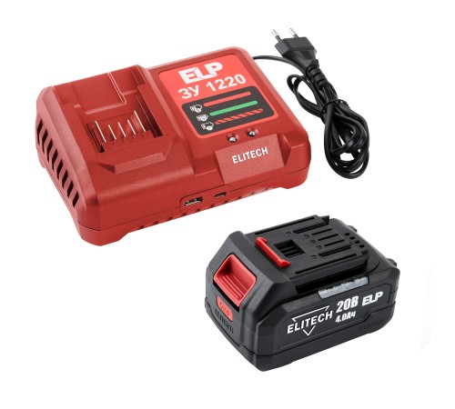 Газонокосилка аккумуляторная ELITECH ГА 2032БТК (АКБ и ЗУ)