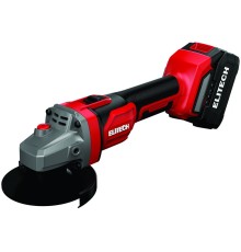 Угловая шлифмашина ELITECH МШУ 2012БЛ (2хАКБ 4Ач и ЗУ)