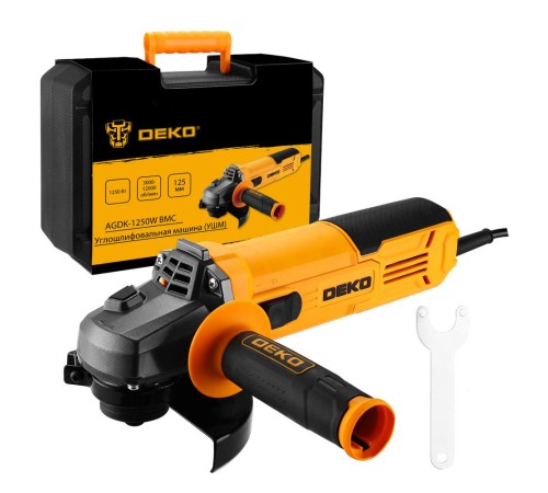 Угловая шлифмашина Deko AGDK-1250W