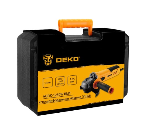 Угловая шлифмашина Deko AGDK-1250W
