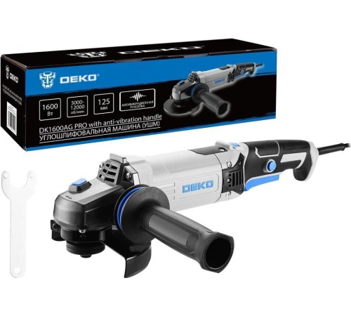 Угловая шлифмашина Deko DK1600AG PRO