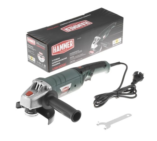 Угловая шлифмашина Hammer USM1200E