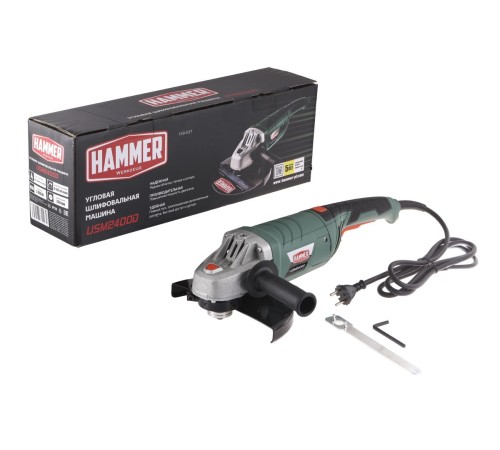 Угловая шлифмашина Hammer USM2400D