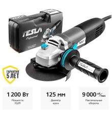 Угловая шлифмашина TESLA TAG1200CV