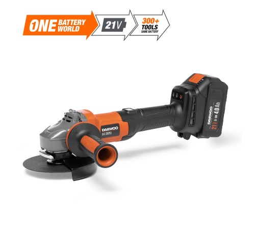 Угловая шлифмашина Daewoo Power DAG 2521Li Set (АКБ и ЗУ)