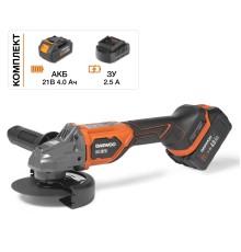 Угловая шлифмашина Daewoo Power DAG 3021Li Set (АКБ и ЗУ)