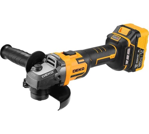 Угловая шлифмашина Deko DKAG-125  (АКБ и ЗУ)