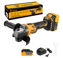 Угловая шлифмашина Deko DKAG-125 (2хАКБ и ЗУ)
