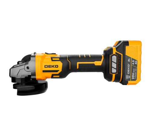 Угловая шлифмашина Deko ZKAG20  (АКБ и ЗУ)