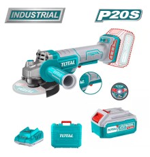 Угловая шлифмашина Total TAGLI2111561 (АКБ и ЗУ)