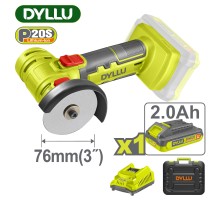 Угловая шлифмашина DYLLU DTLAP573 (АКБ и ЗУ)