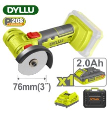 Угловая шлифмашина DYLLU DTLAP573 (АКБ и ЗУ)