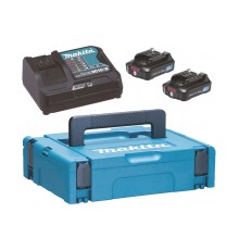 Набор аккумуляторов и зарадное устройство Makita BL1020B 12V 2х2.0Ah + DC10SB (MakPac)