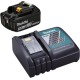 Аккумулятор с зарядным устройством  Makita BL1830B 18V 3.0Ah + DC18RC