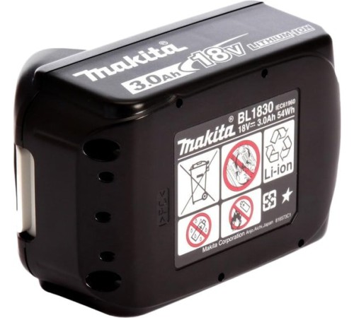 Аккумулятор с зарядным устройством  Makita BL1830B 18V 3.0Ah + DC18RC