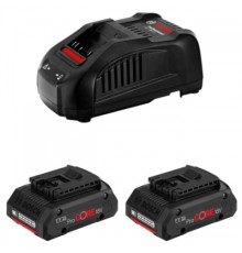 Набор их двух аккумуляторов и зарядного устройства Bosch GBA 18V 4.0 Ah + GAL 1880 CV