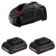 Набор их двух аккумуляторов и зарядного устройства Bosch GBA 18V 4.0 Ah + GAL 1880 CV