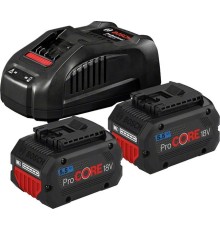 Набор из двух аккумуляторов и зарядного устройства Bosch StarterSet  ProCORE 18 В 2х5.5 Ah + GAL 1880CV