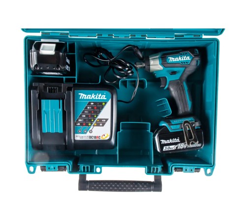Гайковерт ударный аккумуляторный Makita DTW181RFE (2хАКБ 3.0Ач и ЗУ, кейс)