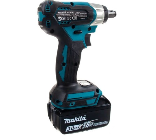 Гайковерт ударный аккумуляторный Makita DTW181RFE (2хАКБ 3.0Ач и ЗУ, кейс)