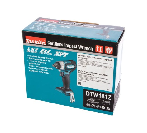 Гайковерт ударный аккумуляторный Makita DTW181Z (Без АКБ и ЗУ)