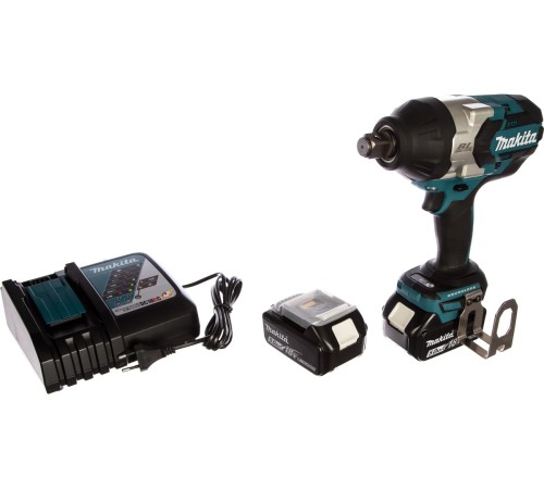 Гайковерт ударный аккумуляторный Makita DTW1001RTJ (2хАКБ 5.0Ач и ЗУ, кейс)