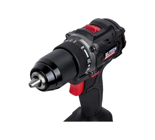 Дрель-шуруповерт аккумуляторная ELITECH CD 20SL2 (2хАКБ 4.0Ач и ЗУ, кейс)