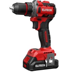 Дрель-шуруповерт аккумуляторная ELITECH ДА 20БЛ2 (2хАКБ 2.0Ач и ЗУ, кейс)
