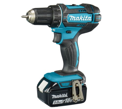 Дрель-шуруповерт аккумуляторная Makita DDF482RTJ (2хАКБ 5.0Ач и ЗУ, кейс)