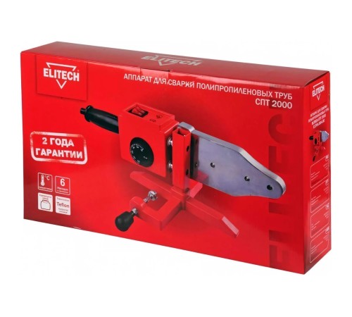 Сварочный аппарат для полипропиленовых труб ELITECH СПТ 2000