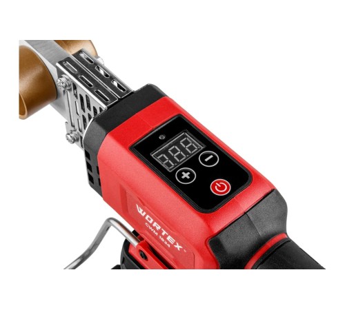 Аккумуляторный сварочный аппарат для полимерных труб  Wortex CWM 1834 ALL1 XLT SET (АКБ и ЗУ)