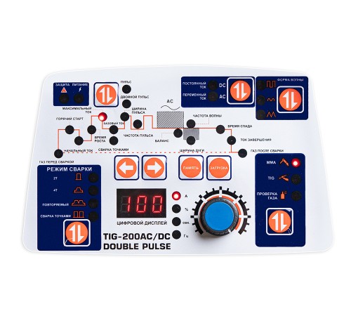 Сварочный инвертор GROVERS ENERGY TIG-200 AC/DC DOUBLE PULSE