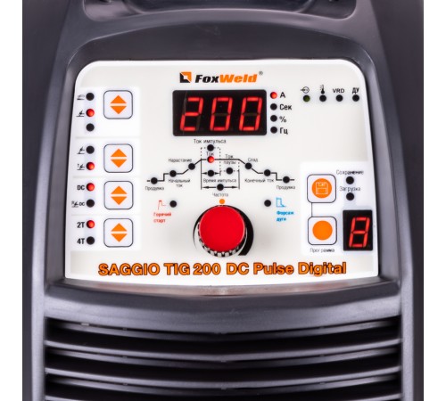 Аппарат аргонодуговой сварки FoxWeld SAGGIO TIG 200 DC Pulse Digital